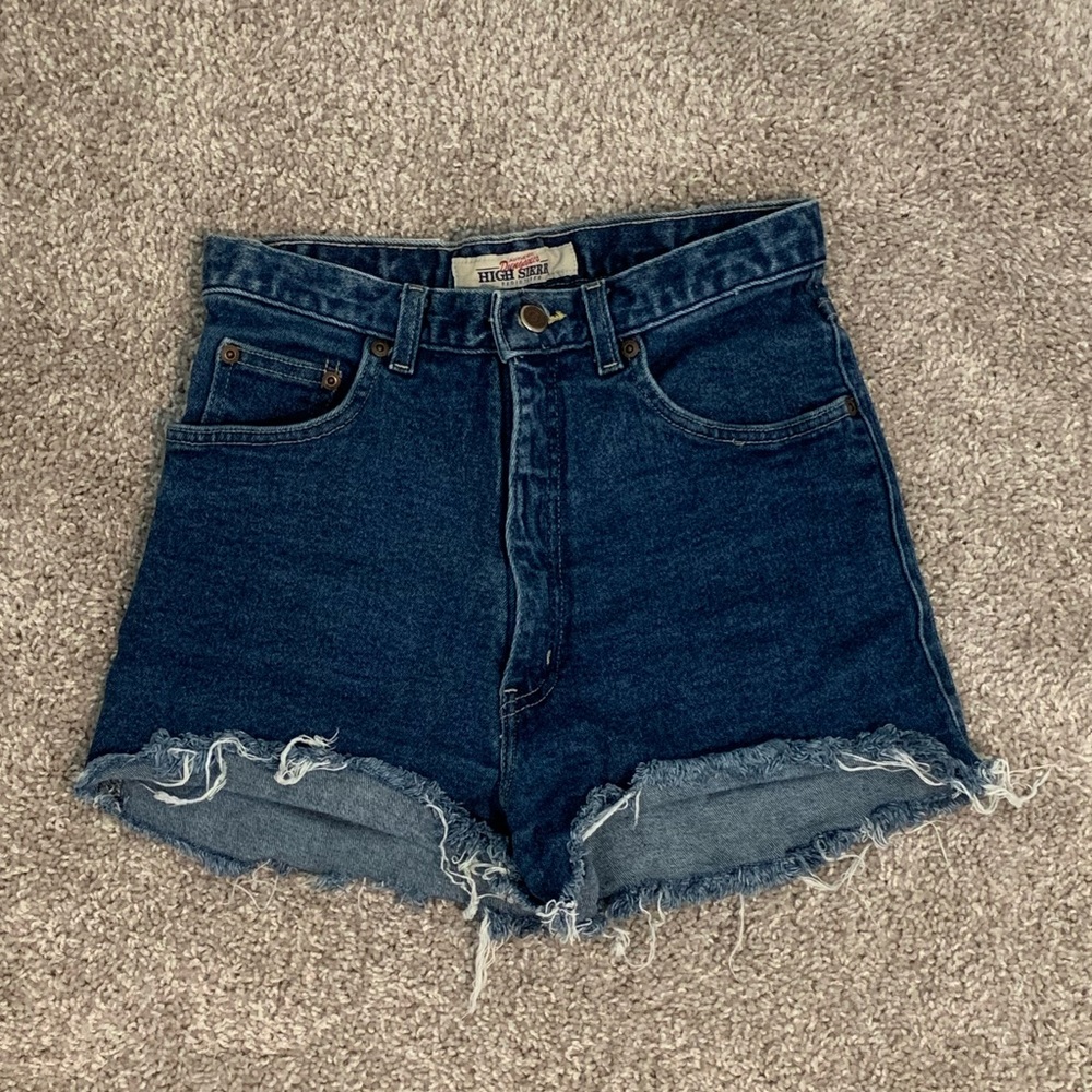 Denim shorts